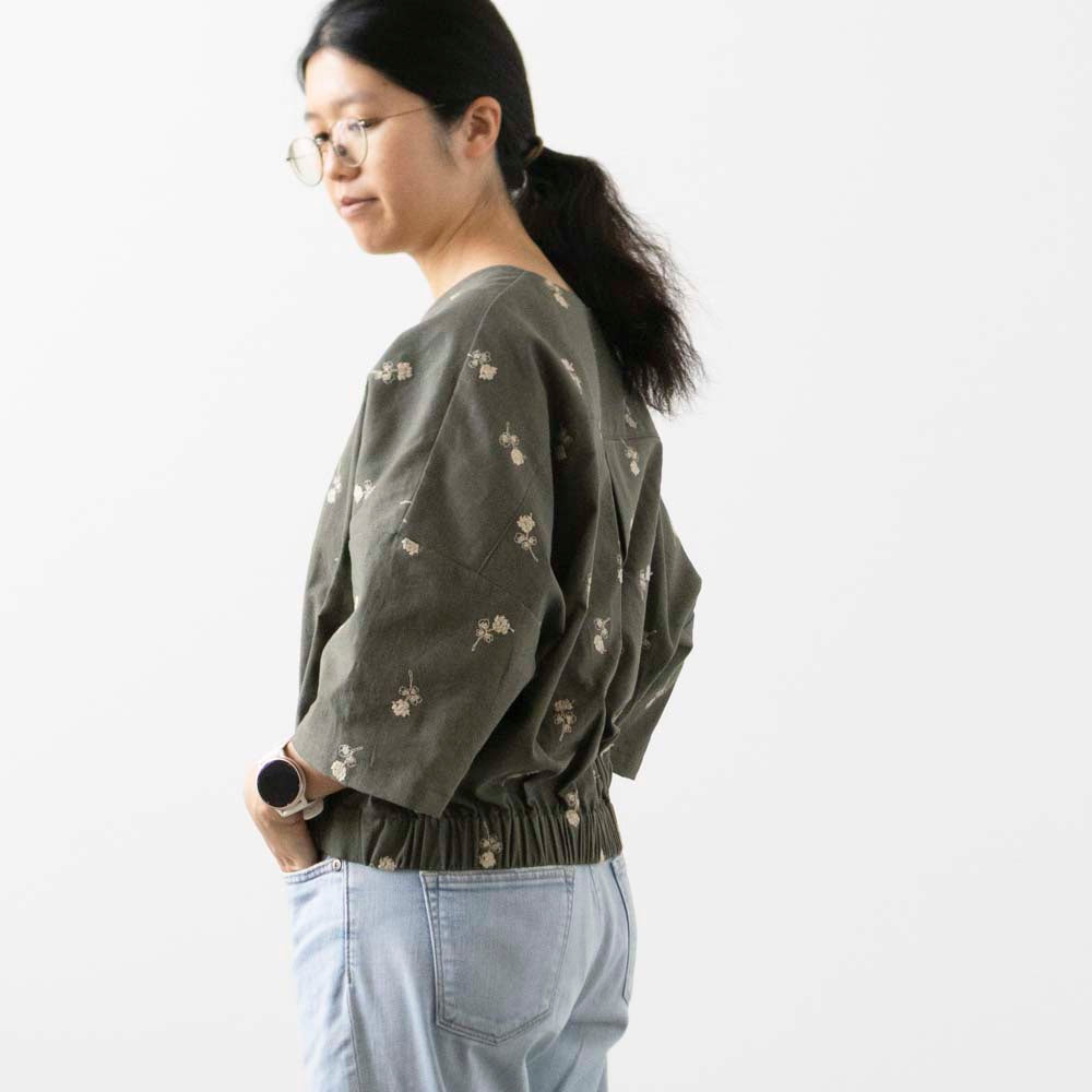 【Printed pattern】no.17 Drop Shoulder Pullover