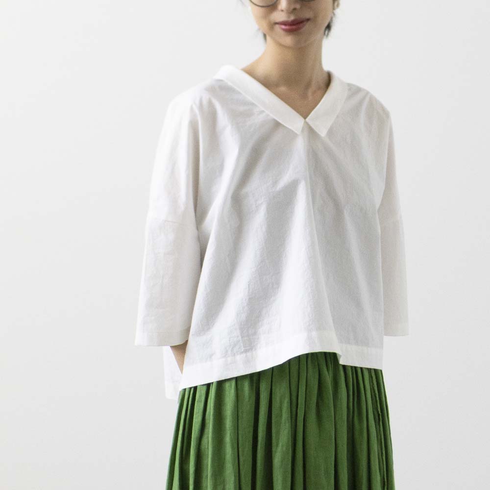 【Kit】Drop Shoulder Pullover - Paper タイプライター
