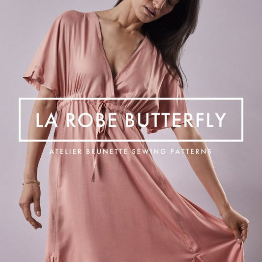 【Printed pattern】La Robe Butterfly