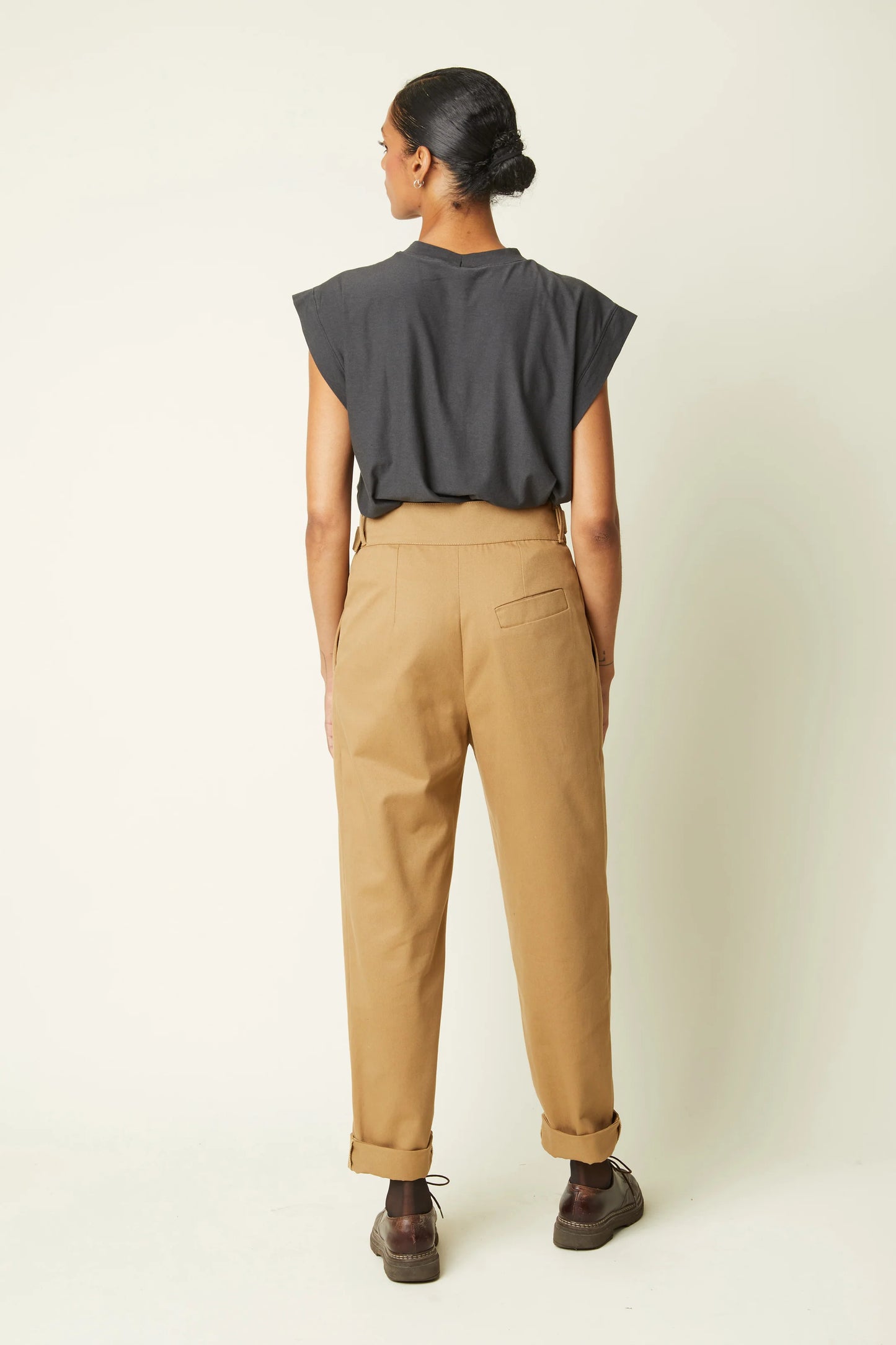 【Printed pattern】Pantalon Ceinture