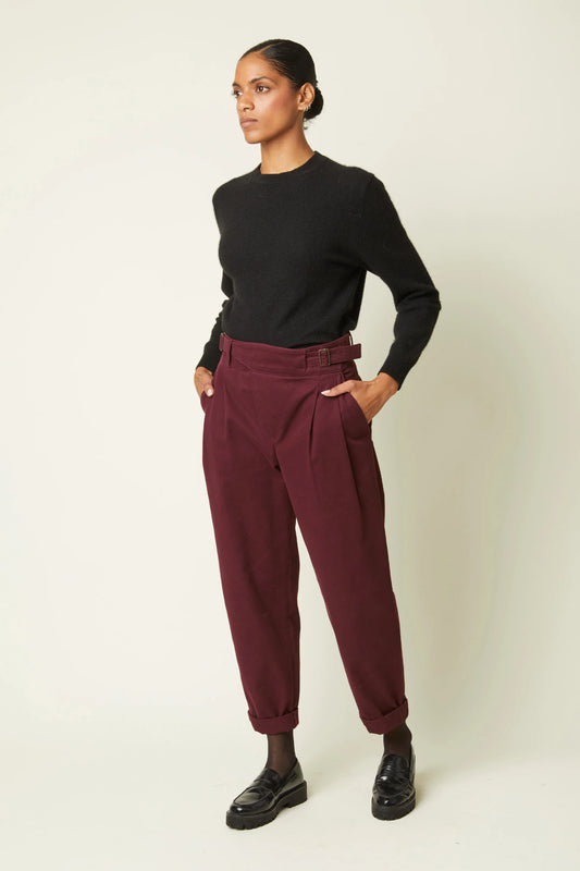 【Printed pattern】Pantalon Ceinture