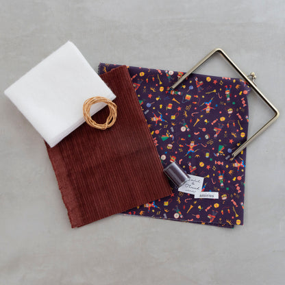 Knitter's needle case - Corduroy -