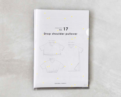 【Printed pattern】no.17 Drop Shoulder Pullover