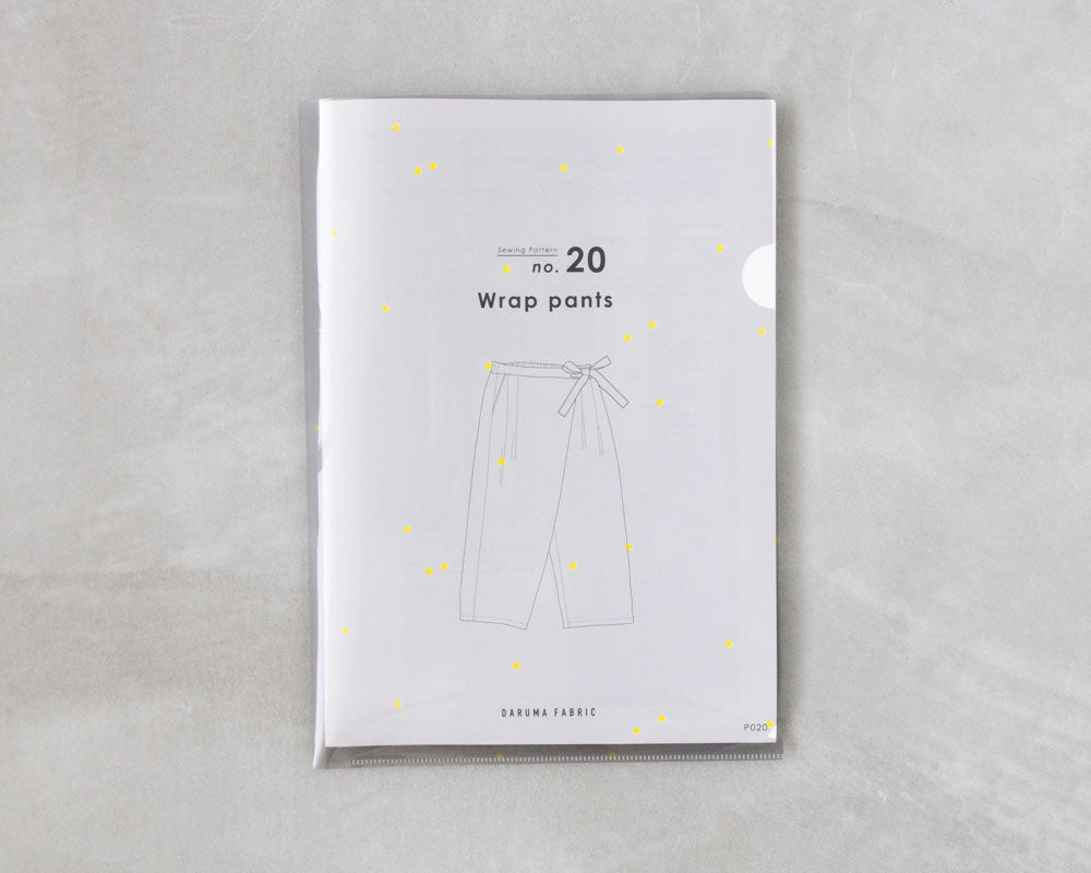 【Printed pattern】no.20 Wrap pants