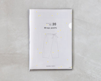 【Printed pattern】no.20 Wrap pants