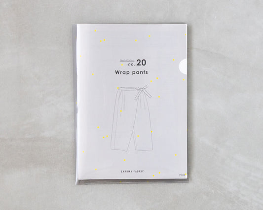 【Printed pattern】no.20 Wrap pants