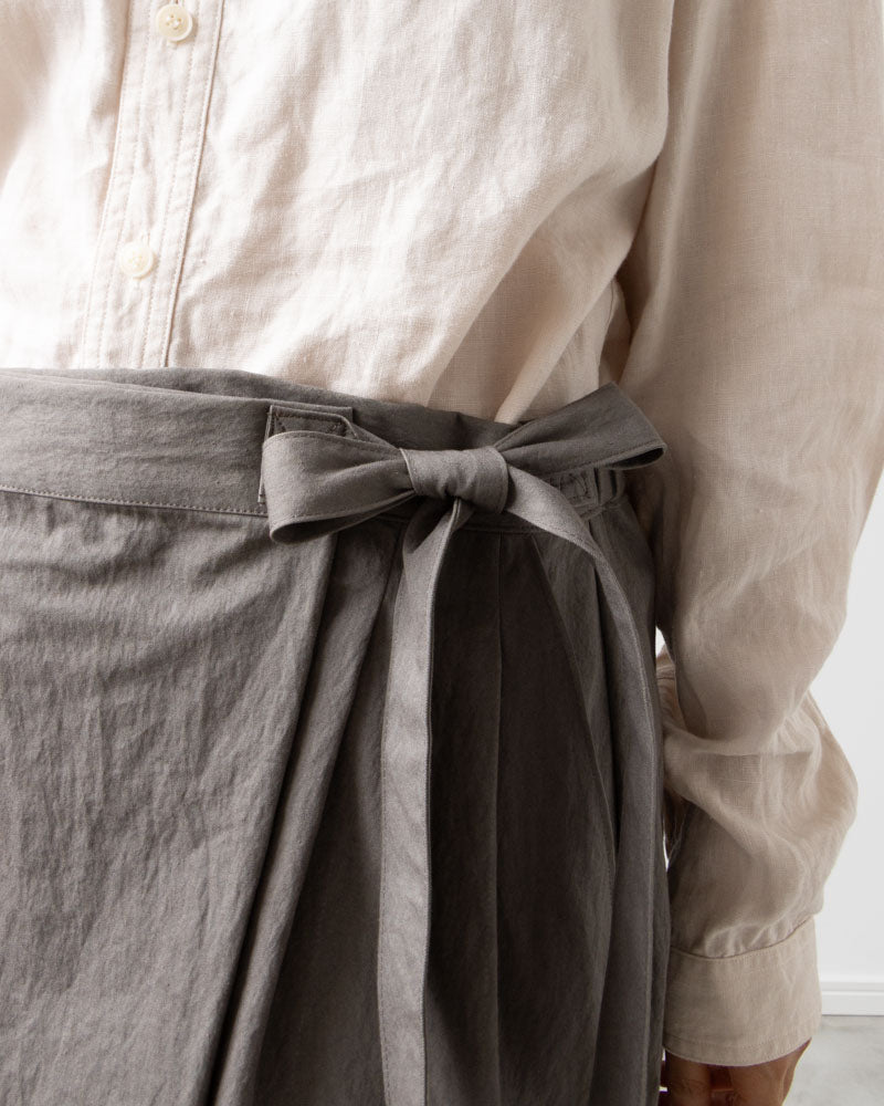 【Kit】Wrap pants - Clay -