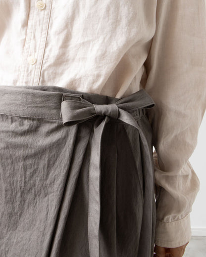 【Kit】Wrap pants - Clay -