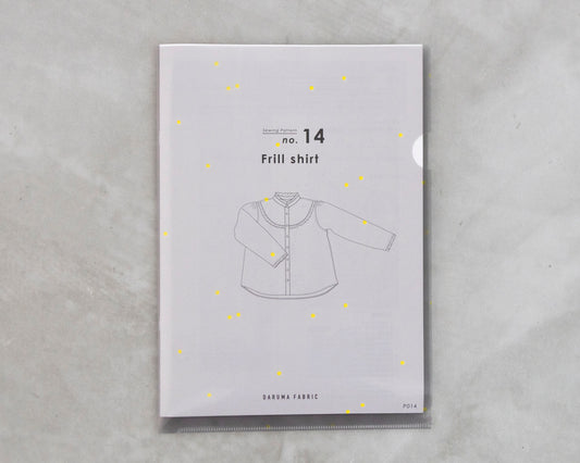 【Printed pattern】no.14 Frill Shirt