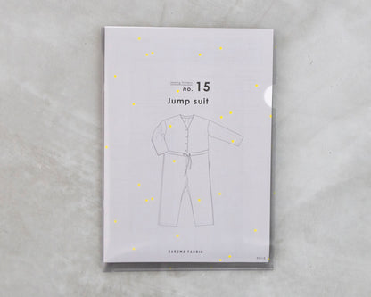 【Printed pattern】no.15 Jump Suit