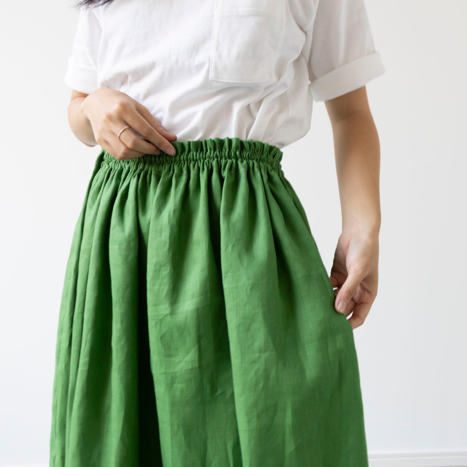 シンプルギャザースカート