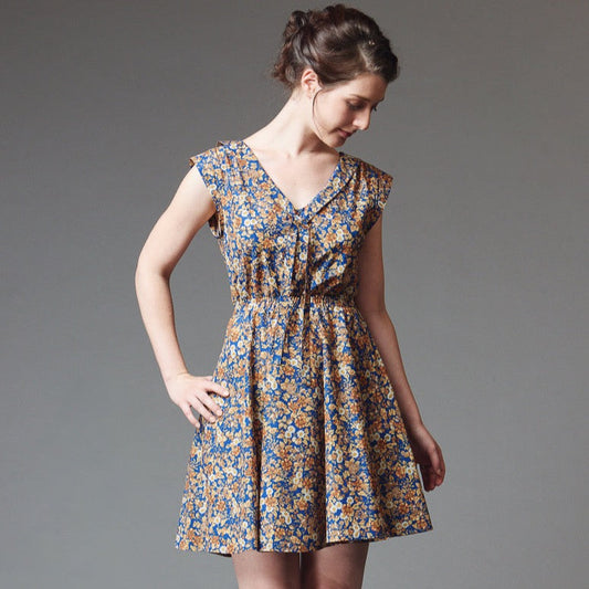 【Printed pattern】Reglisse Dress