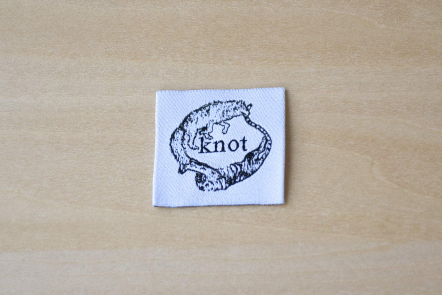 【織りネームラベル】 - knot ロゴ -
