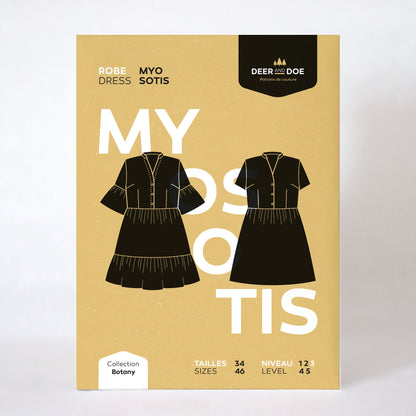【Printed pattern】Myosotis Dress
